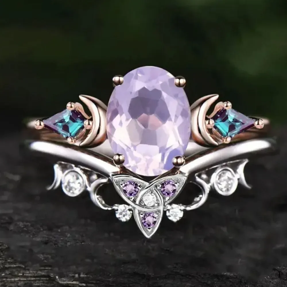 Exquisite vibrant boho ring sz 6